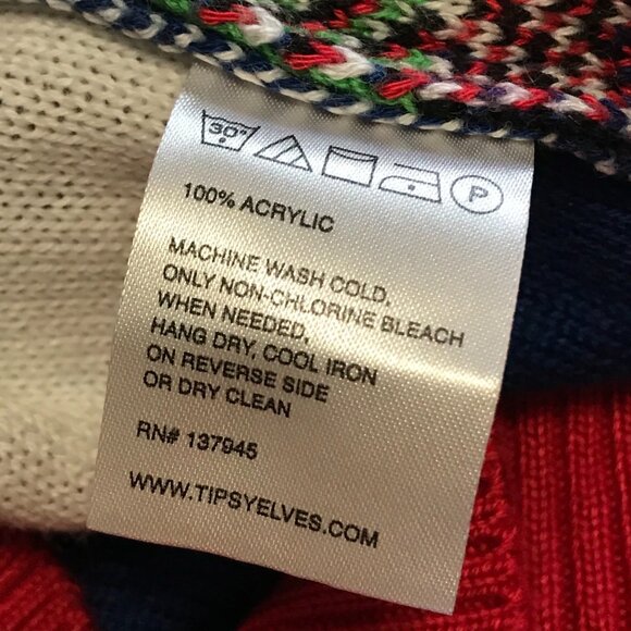 Tipsy Elves Donald Trump Ugly Christmas Sweater Unisex XXL Fake Trees MAGA USA - Picture 12 of 12